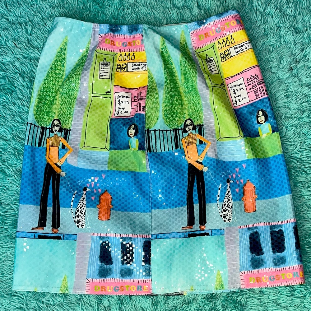 Colorful Skirt By Linda Segal.